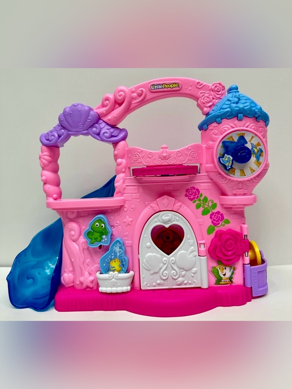 DISNEY - LITTLE PEOPLE PRINCESS CASTLE PACK AND GO - W/ SNOW WHITE & DOPEY DWARF - Picture 2 of 6